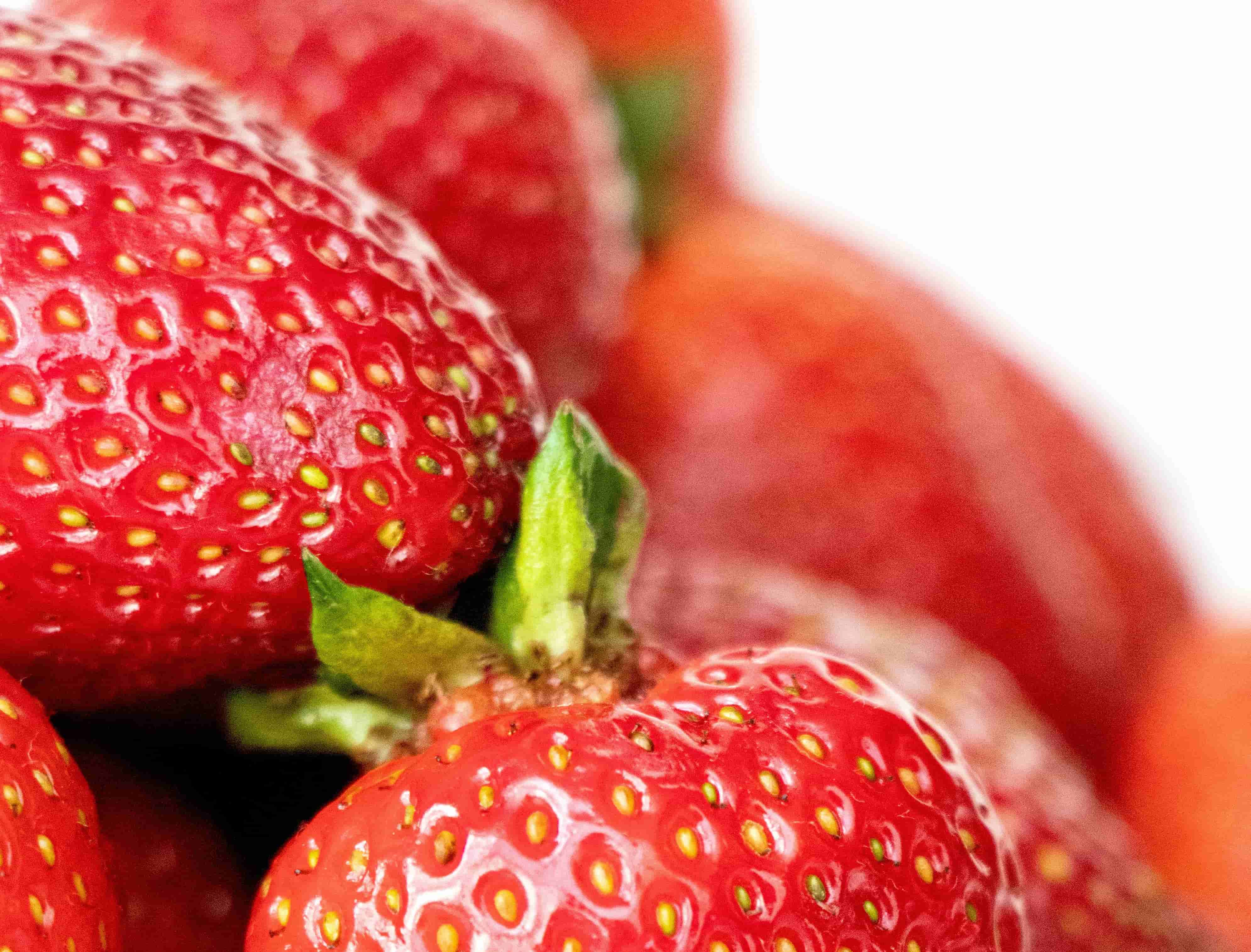 A close up of strawberries - Photo by Tetiana Bykovets Unsplash