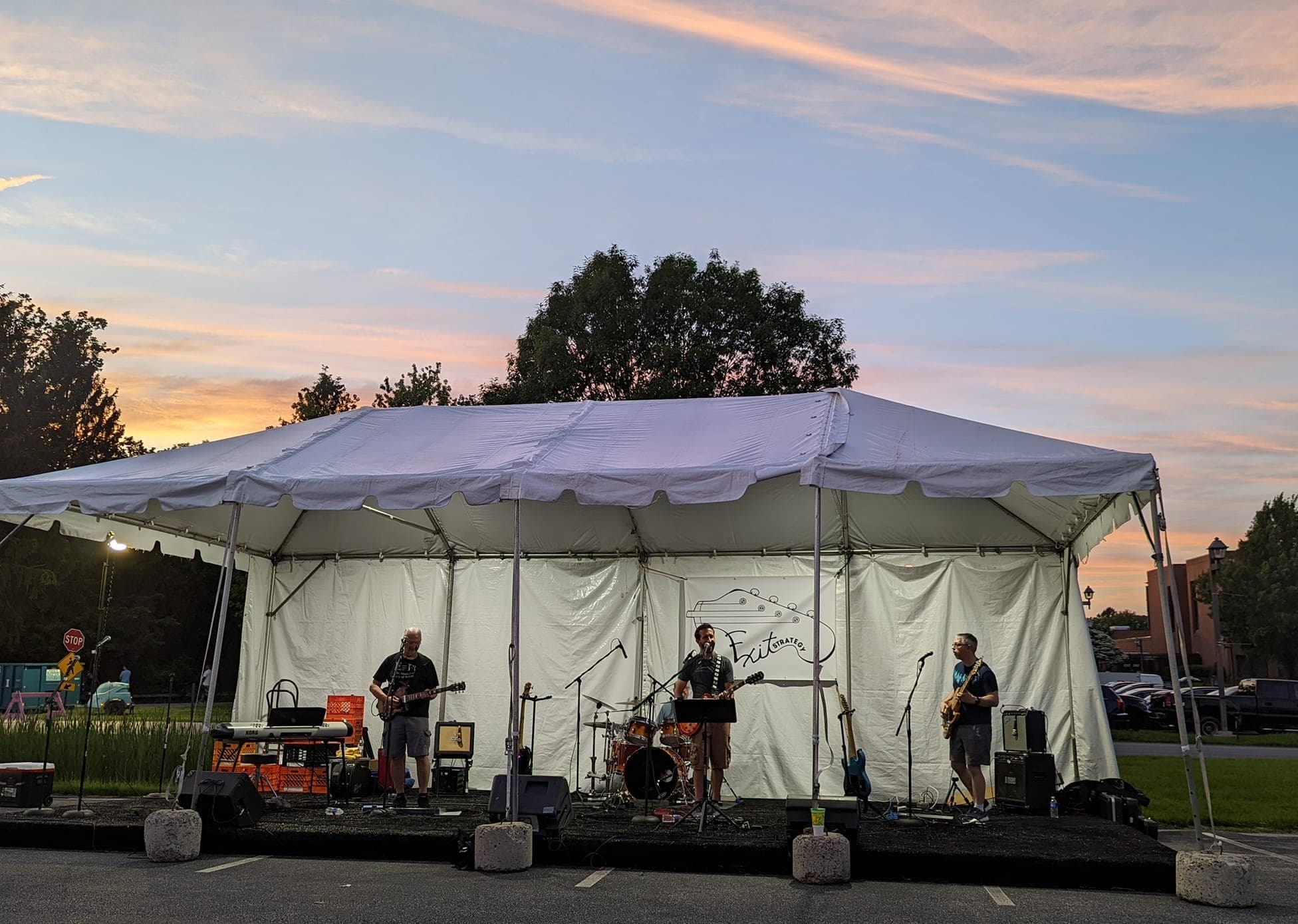 Sunset at the Strawberry Festival