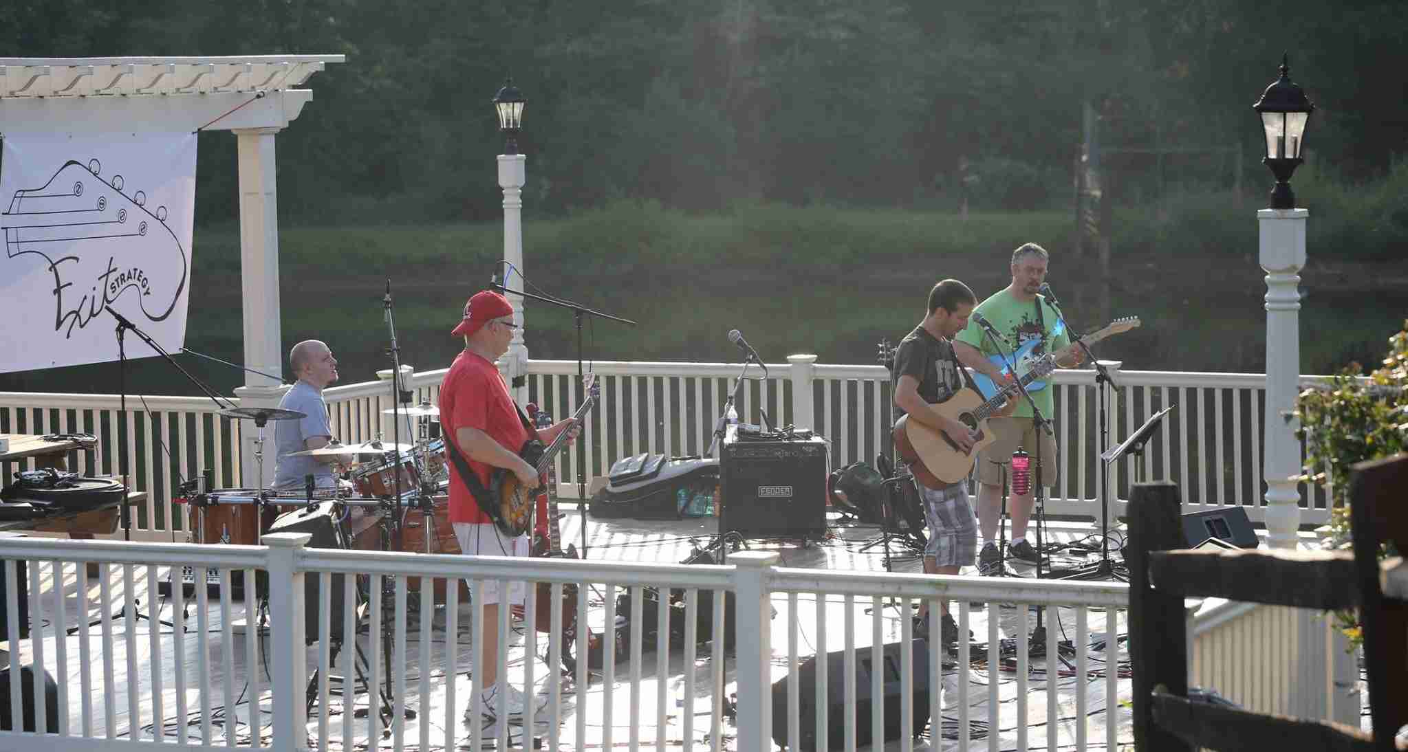 Exit strategy playing on A deck on the water